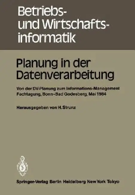 Cover of Planung in Der Datenverarbeitung