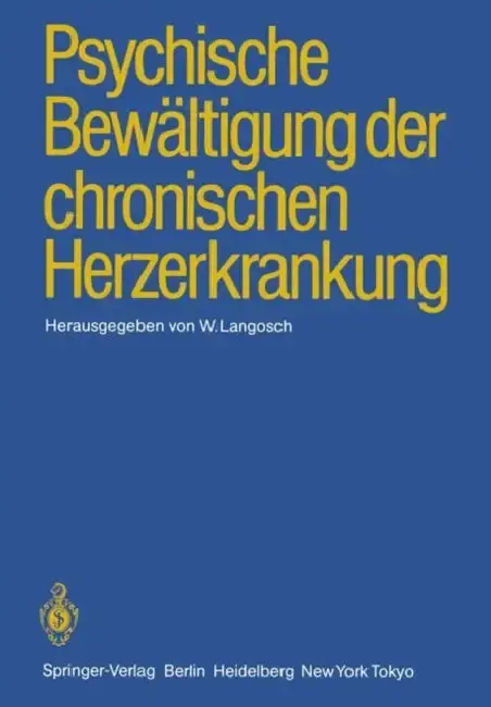 Cover of Psychische Bewältigung Der Chronischen Herzerkrankung