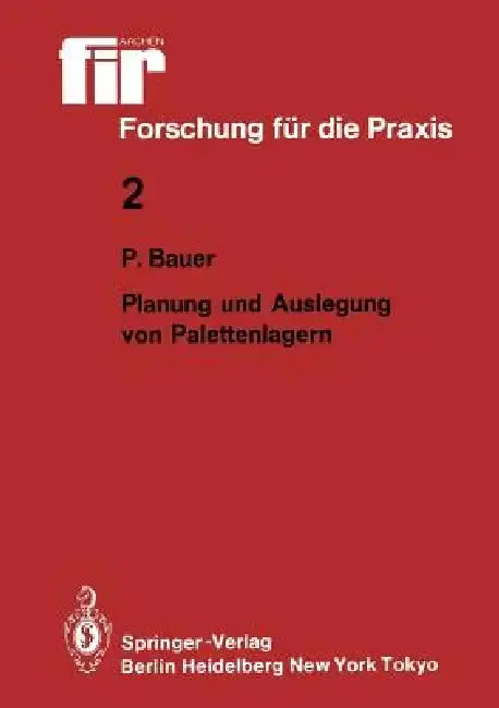 Cover of Planung Und Auslegung Von Palettenlagern