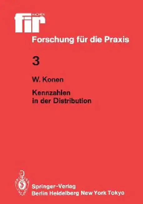 Cover of Kennzahlen in Der Distribution