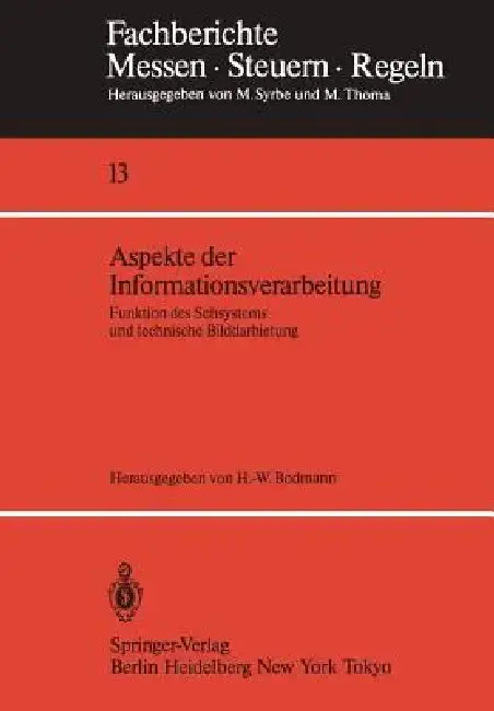 Cover of Aspekte Der Informationsverarbeitung