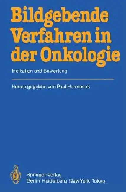 Cover of Bildgebende Verfahren in Der Onkologie