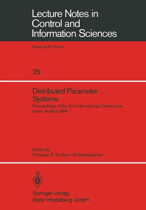 Cover of Distributed Parameter Systems