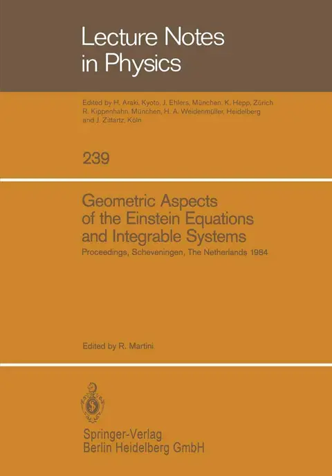 Cover of Geometric Aspects of the Einstein Equations and Integrable Systems