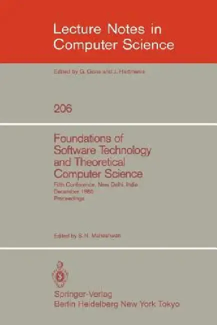 Cover of Foundations of Software Technology and Theoretical Computer Science