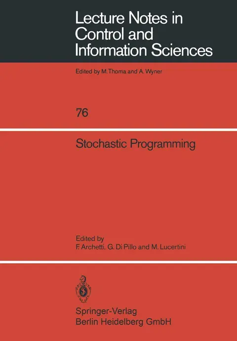 Cover of Stochastic Programming