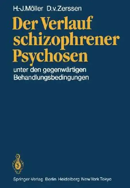 Cover of Der Verlauf Schizophrener Psychosen