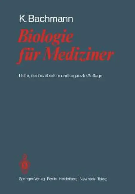Cover of Biologie Für Mediziner