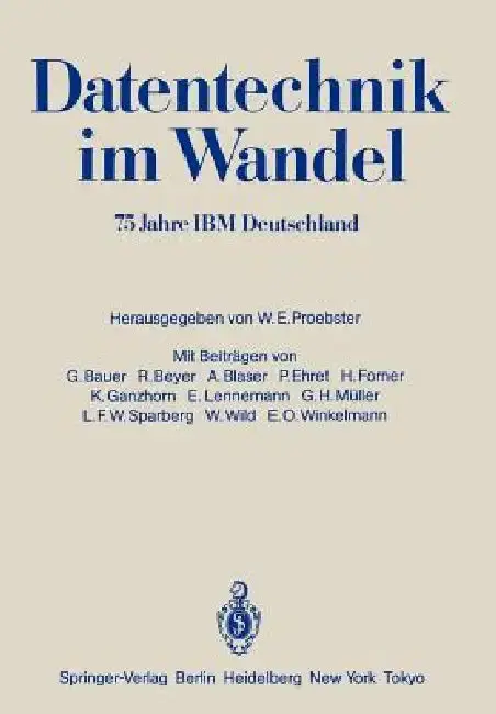 Cover of Datentechnik Im Wandel
