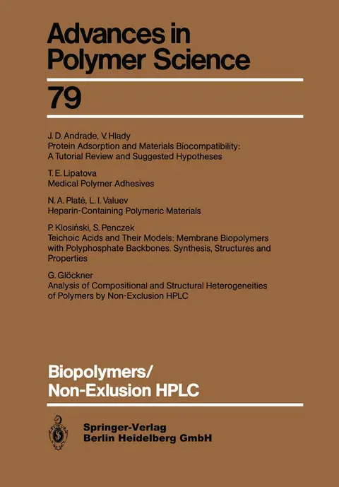 Cover of Biopolymers/Non-Exclusion HPLC
