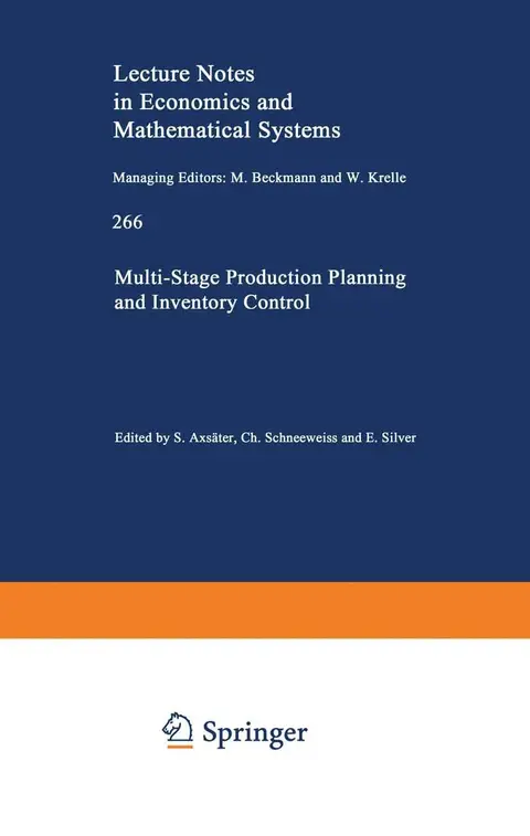 Cover of Multi-stage Production Planning and Inventory Control