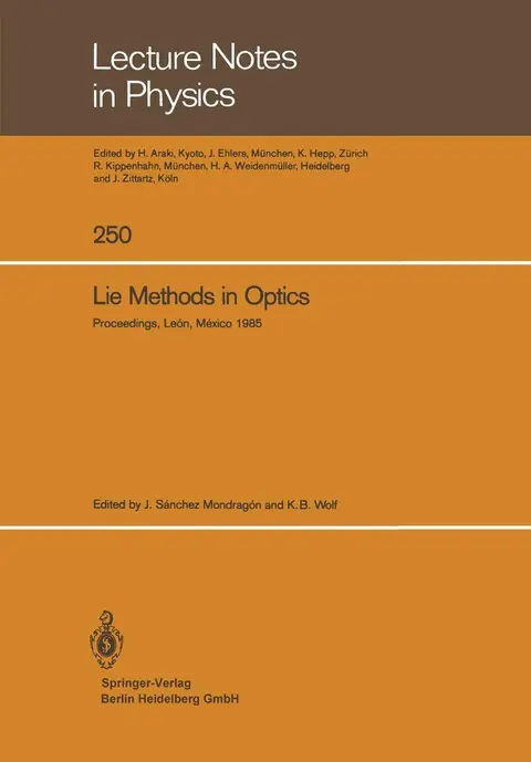 Cover of Lie Methods in Optics