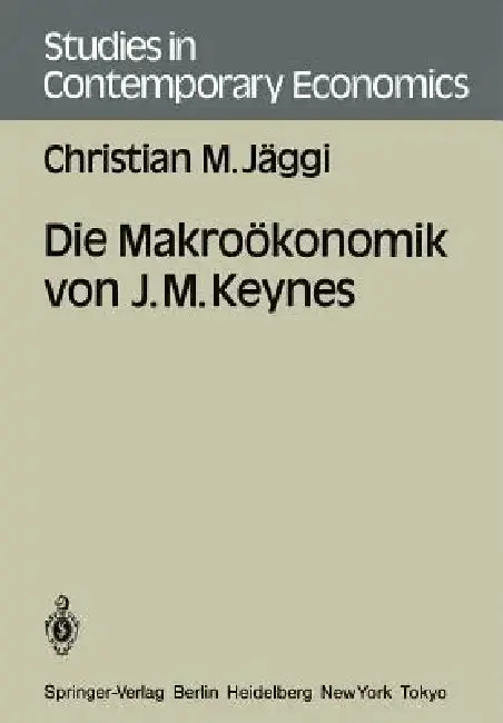 Cover of Die Makroökonomik Von J. M. Keynes