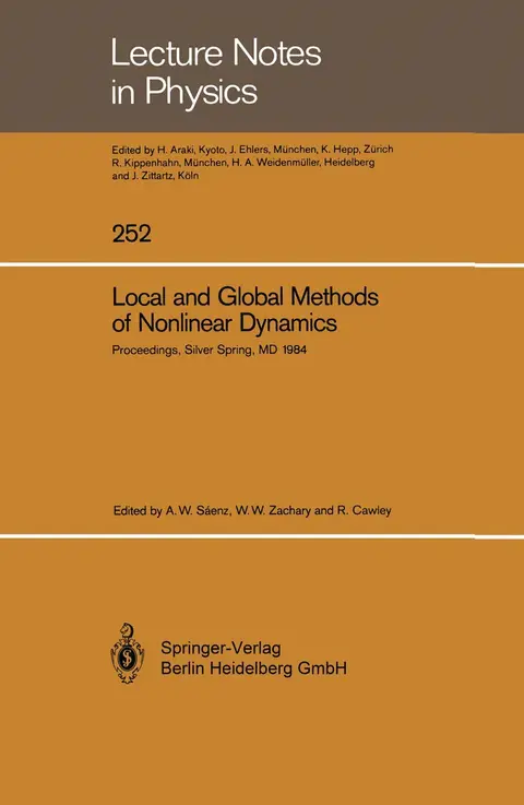 Cover of Local and Global Methods of Nonlinear Dynamics