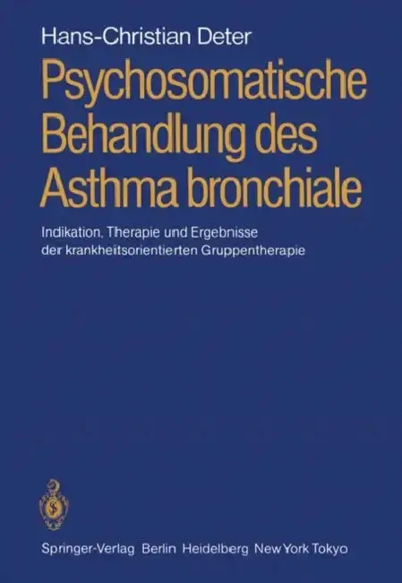 Cover of Psychosomatische Behandlung Des Asthma Bronchiale