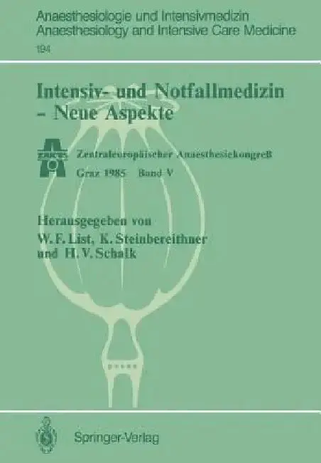 Cover of Intensiv- Und Notfallmedizin -- Neue Aspekte