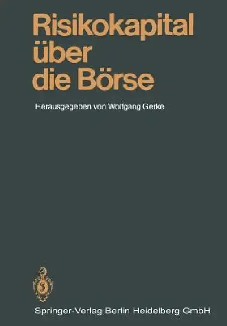 Cover of Risikokapital Über Die Börse