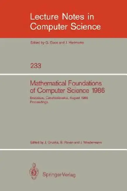 Cover of Mathematical Foundations of Computer Science 1986