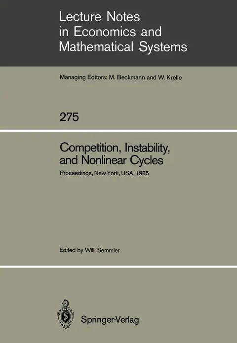 Cover of Competition, Instability, and Nonlinear Cycles