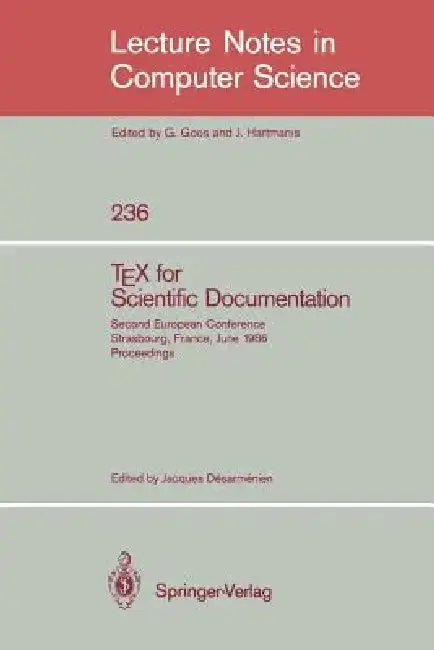 Cover of Tex for Scientific Documentation