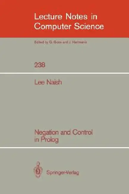 Cover of Negation and Control in PROLOG