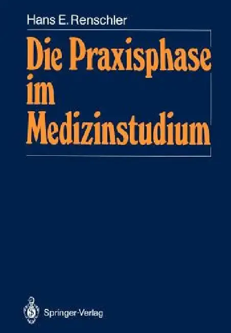 Cover of Die Praxisphase Im Medizinstudium