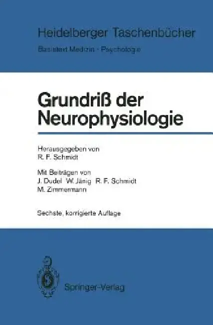 Cover of Grundriß Der Neurophysiologie