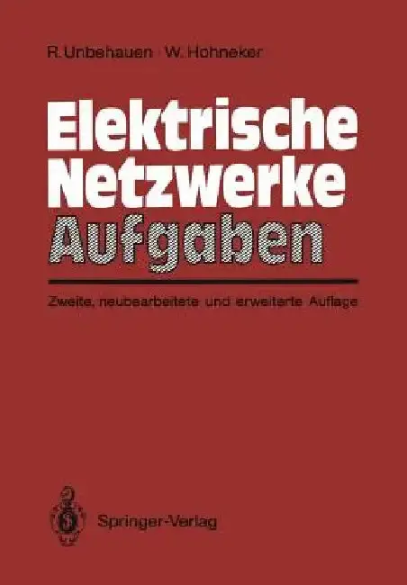 Cover of Elektrische Netzwerke Aufgaben