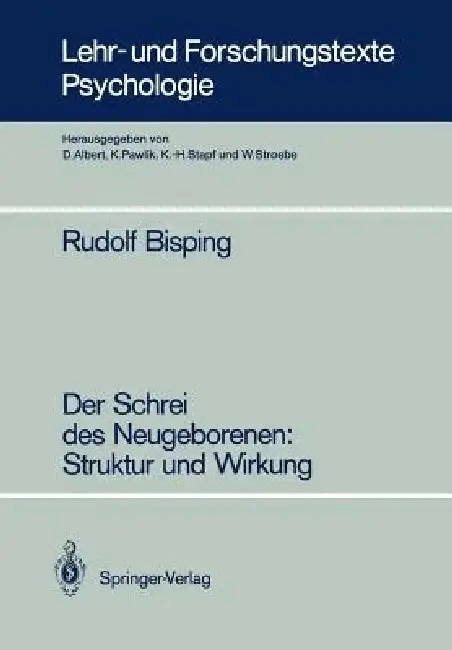 Cover of Der Schrei Des Neugeborenen