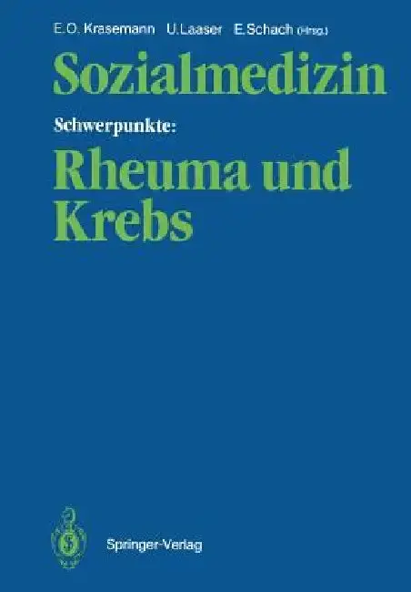 Cover of Sozialmedizin Schwerpunkte
