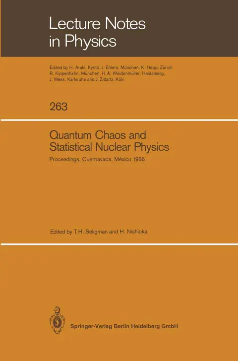 Cover of Quantum Chaos and Statistical Nuclear Physics