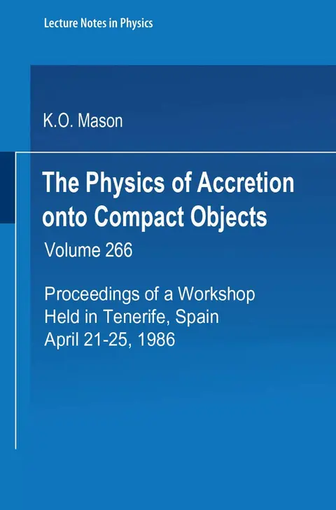 Cover of The Physics of Accretion onto Compact Objects