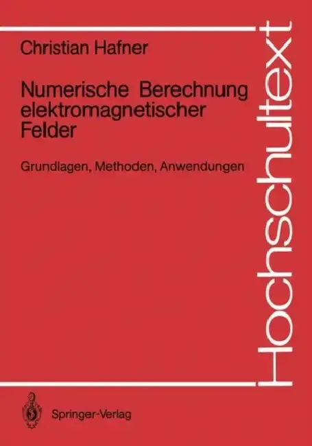 Cover of Numerische Berechnung Elektromagnetischer Felder