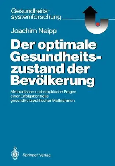 Cover of Der Optimale Gesundheitszustand Der Bevölkerung