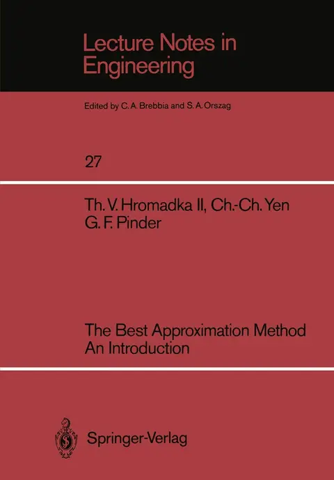 Cover of The Best Approximation Method an Introduction