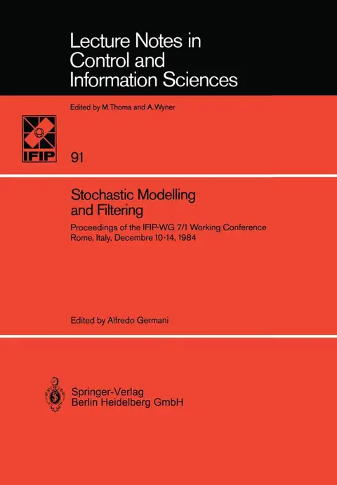Cover of Stochastic Modelling and Filtering