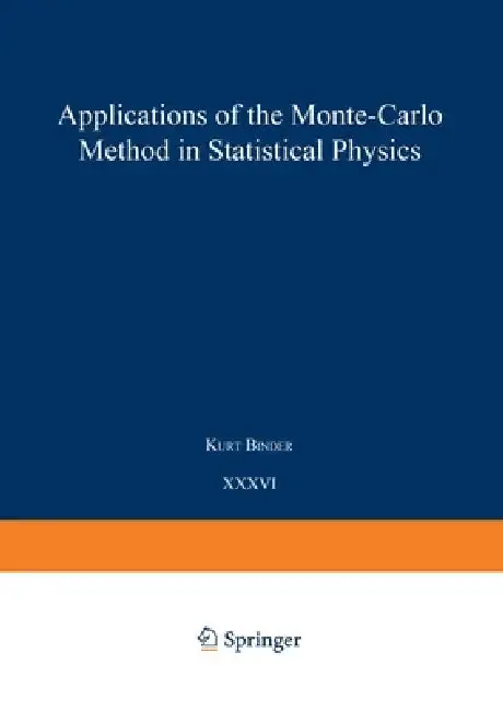 Cover of Applications of the Monte Carlo Method in Statistical Physics
