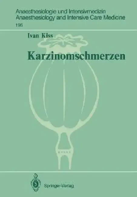 Cover of Karzinomschmerzen