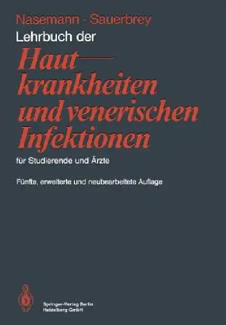 Cover of Lehrbuch Der Hautkrankheiten Und Venerischen Infektionen Für Studierende Und Ärzte