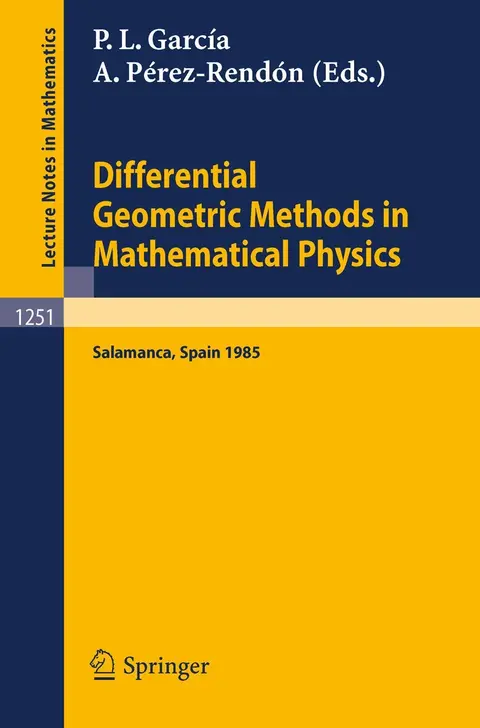 Cover of Differential Geometric Methods in Mathematical Physics