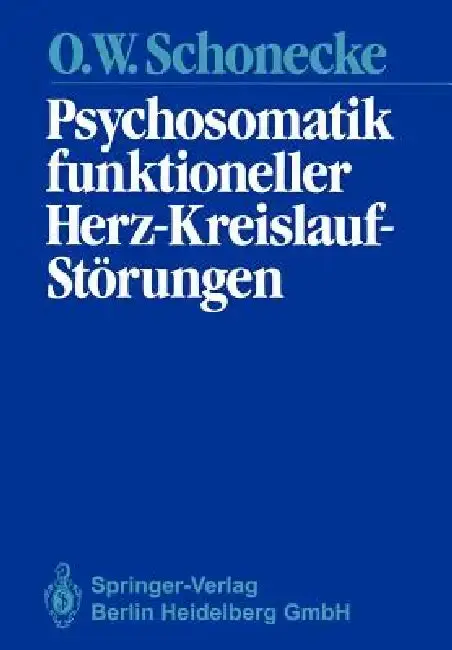 Cover of Psychosomatik Funktioneller Herz-Kreislauf-Störungen