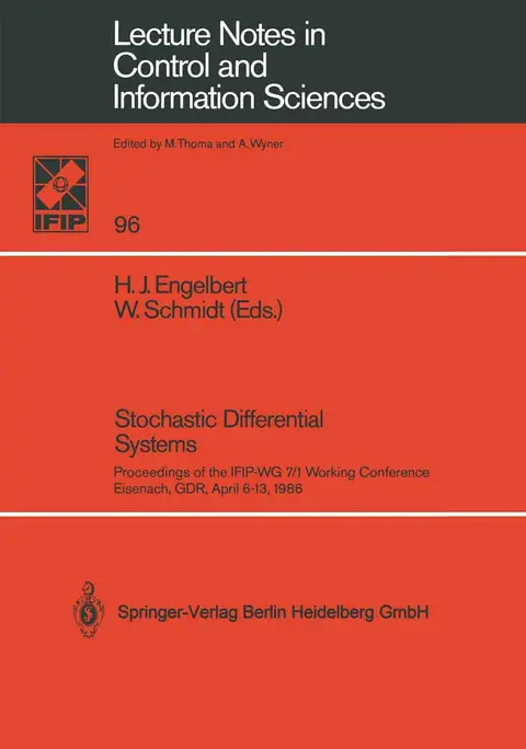 Cover of Stochastic Differential Systems