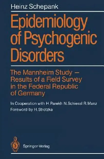 Cover of Epidemiology of Psychogenic Disorders