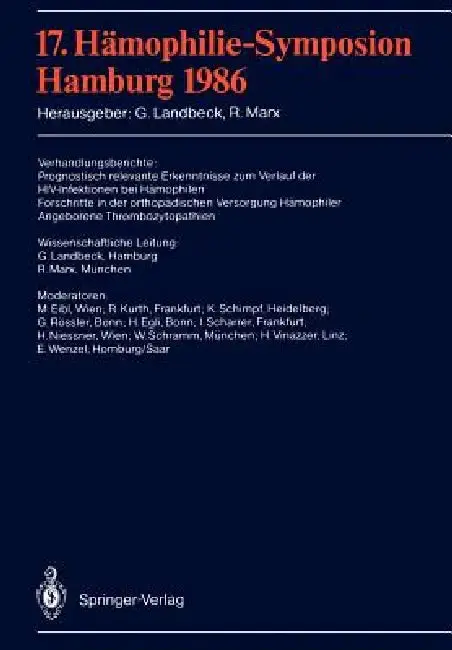 Cover of 17. Hämophilie-Symposion