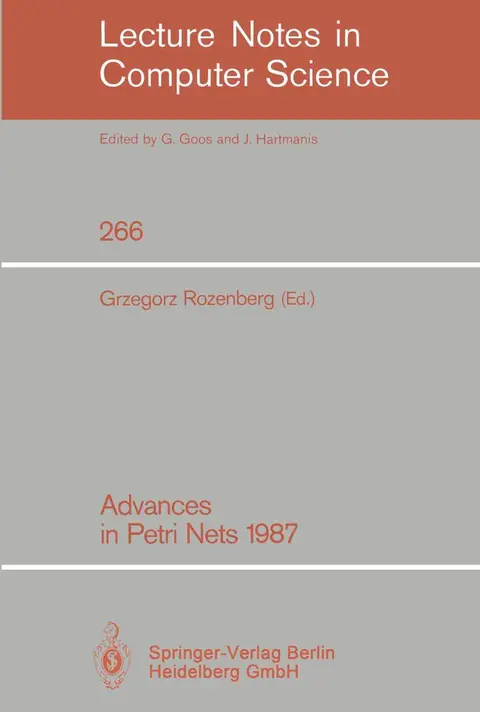 Cover of Advances in Petri Nets 1987