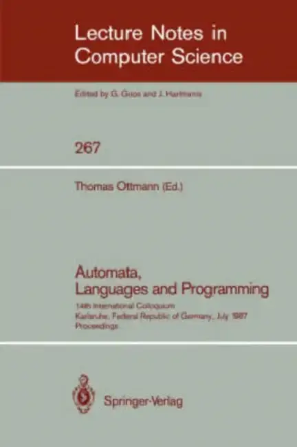 Cover of Automata, Languages and Programming