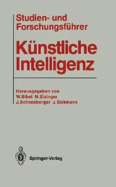 Cover of Studien- Und Forschungsführer Künstliche Intelligenz