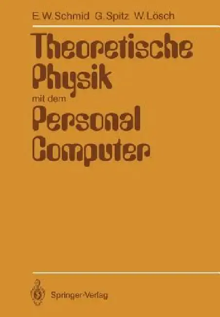Cover of Theoretische Physik Mit Dem Personal Computer
