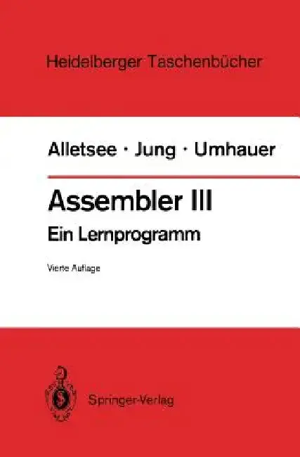 Cover of Assembler III