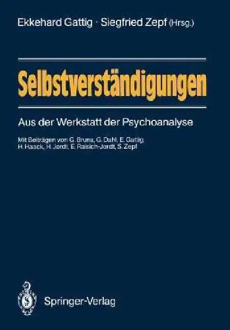 Cover of Selbstverständigungen